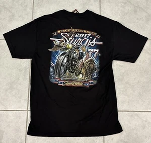 Camisa grande de motociclista Sturgis Black Hills Rally 2017 77 aniversario Dakota del Sur - Imagen 1 de 5