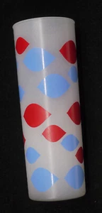 VINTAGE DAIRY QUEEN MATTGLAS BECHER, TOM COLLINS HIGHBALL TYP - Bild 1 von 3