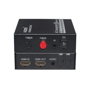 Extensores ópticos HDMI a fibra óptica 3G 1080P Full HD Audio Video Convertidores ópticos FC - Imagen 1 de 6