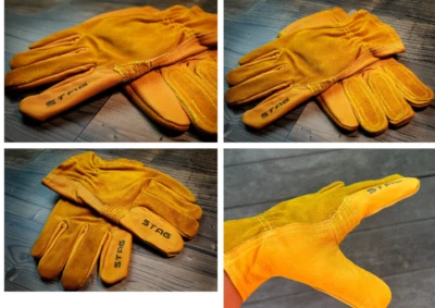 Guante de trabajo de cuero Golden Stag impermeable - resistente Foto 1 de 4