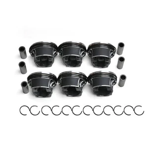 6Pcs Piston & Ring Set Φ84.51mm Fit For Audi A4 A6 EA839 2.9T/3.0T 06M107066AB - Picture 1 of 14