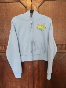 Sesame Street "Everything I Know I Learned On The Street" Hoodie Zip Up W XL - Picture 1 of 7