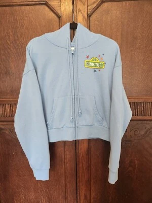 Sesame Street "Everything I Know I Learned On The Street" Hoodie Zip Up W XL - Image 1 of 4