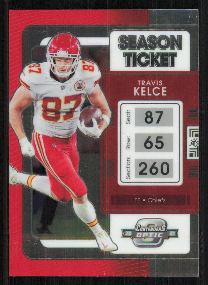 2021 Panini Contenders Optic #47 Travis Kelce - Image 1 of 2