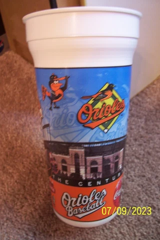 Baltimore Orioles Birds of The Century Tall Plastic Cup Cover