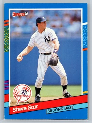 1991 Donruss - Steve Sax #163 - Image 1 of 2