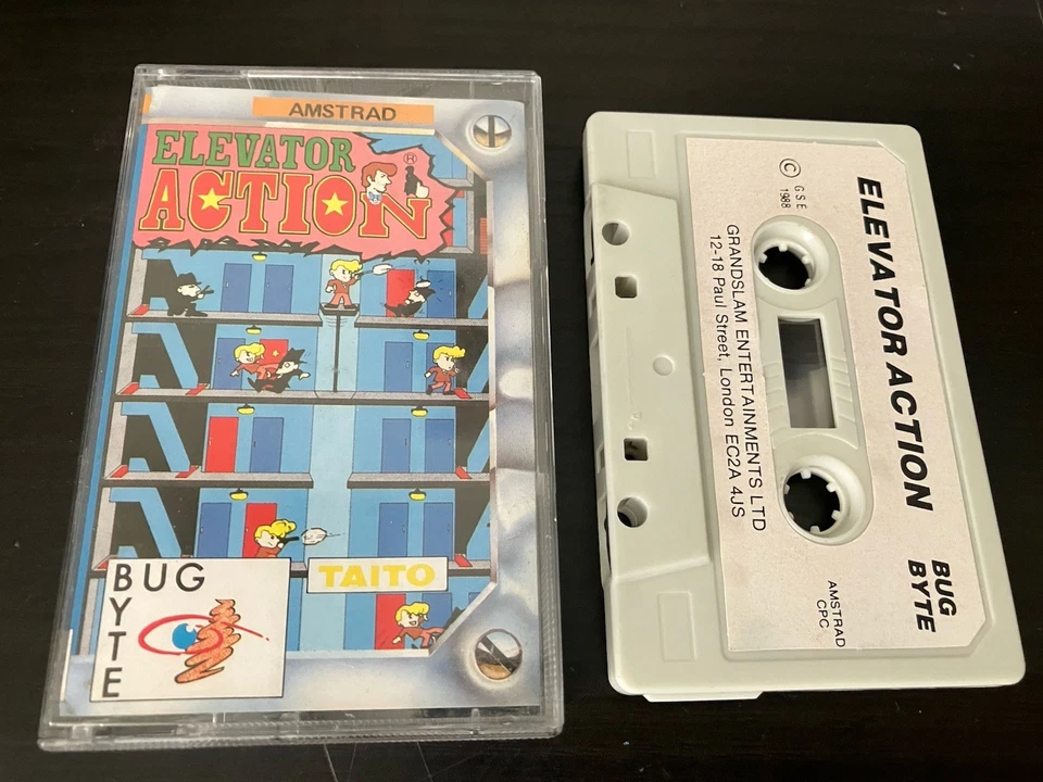 Amstrad CPC 464 Bug Byte Game * Elevator Action *  VGC - Image 1 of 1