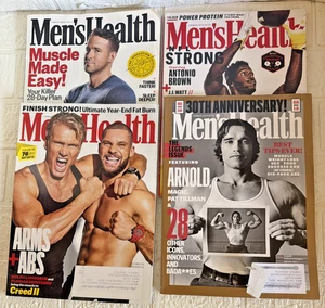 MEN'S HEALTH MAGAZINE ISSUE LOT OF 4- 9/17, 10/18, 11/18, & 12/18 - Bild 1 von 7