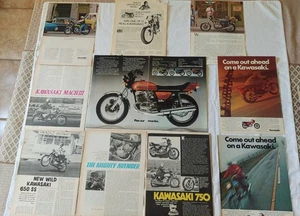 Kawasaki Motorrad, Mach lV & lll, 750, Avenger, 650 SS, H-2 750 Anzeige, Artikel  - Bild 1 von 3