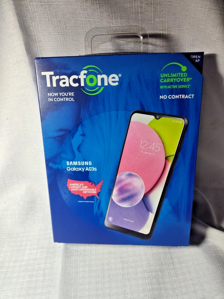 Samsung Galaxy A03s - 32 GB - Black (TracFone)