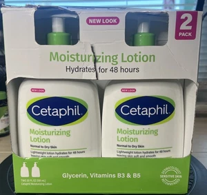 Cetaphil Moisturizing Lotion 20 oz 2 Pack Face & Body Sensitive Skin Hydration - Picture 1 of 6