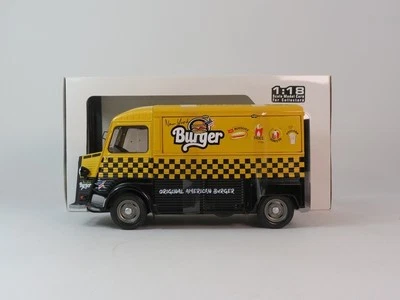 Solido Citroen Type HY Van NYC BURGERS 1969 1/18 S1804822 - Immagine 1 di 4