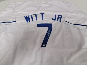 Bobby Witt Jr. Signed Autographed Baseball Custom Jersey Kansas City Royals COA - Picture 1 of 3