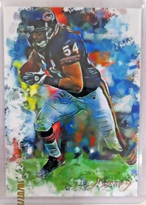 Brian Urlacher #4 Art Card Limited 34/50 Edward Vela Signed (Chicago Bears) - Picture 1 of 2