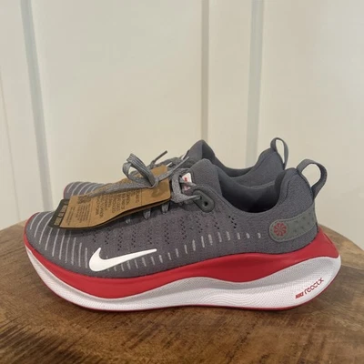 Talla 8-Mujeres Nike ReactX Infinity Run 4 TB Zapatos para Correr Gris/Rojo FJ1222-019 Foto 1 de 4