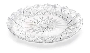 Vassoi Rotondi Stella Cristallo in Plastica ø 24 cm - 1 Kg MPM - Foto 1 di 1