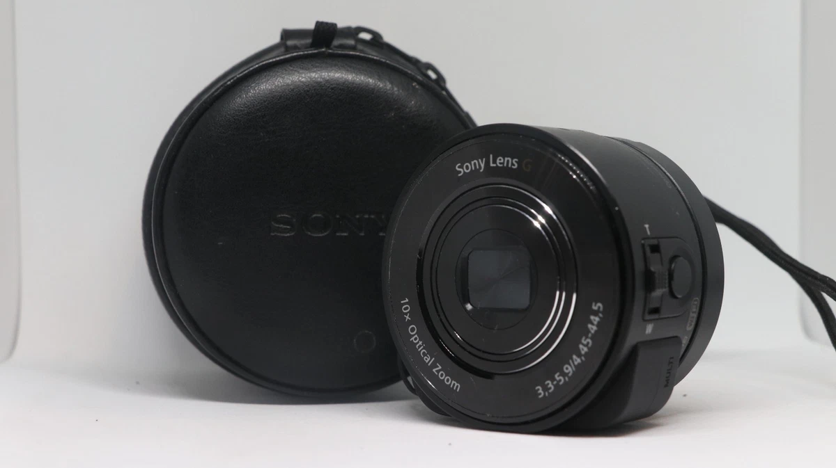SONY Cyber−Shot QX DSC-QX10(ブラック)　美品 Sony DSC-QX10 Lens-Style Digital Camera (Black) B&H Photo Video