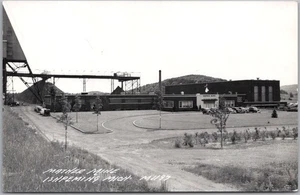 Vintage ISHPEMING Michigan Real Photo RPPC Postcard "MATHER MINE" Iron Mining - Picture 1 of 2