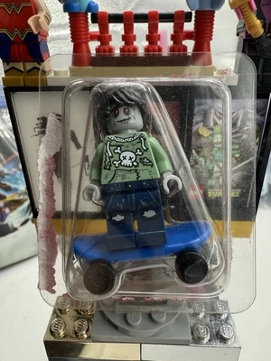 New LEGO Zombie Skateboarder Minifigure col227 Book Exclusive CMF Retired Rare - Image 1 of 2