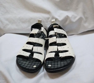 Ecco Jab Toggle Sandalen weiß & schwarz Komfort Outdoor verstellbar EU 36 US 5,5 - Bild 1 von 8