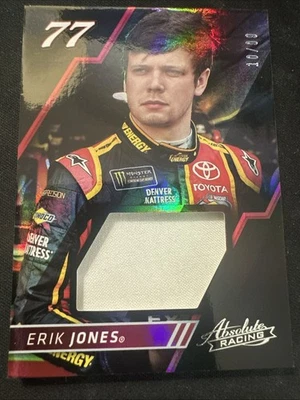 2017 Absolute Materials Relics Erik Jones Race Used Firesuit #’d to 99 - Image 1 of 3