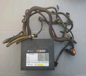 Corsair VS650 650W Power Supply – Great Working Condition - Afbeelding 1 van 14
