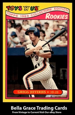 1989 Topps Toys "R" Us Rookies Gregg Jefferies #15 New York Mets MLB Baseball - Image 1 of 2