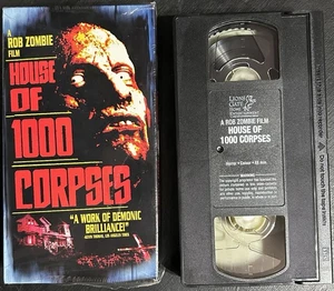 House Of 1000 Corpses VHS Rob Zombie Horror - Picture 1 of 7