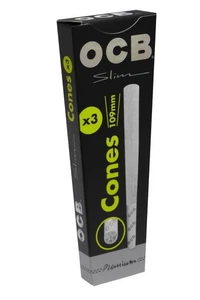 OCB Slim Schwarz Premium Cones 3er - Bild 1 von 1
