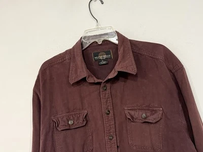 DISTRESSED Weatherproof Garment Men's Chamois Work Shirt XL (USED Mechanic Top) - Image 1 of 4