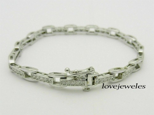 VALENTINO Bracciale Tennis Diamante Taglio Rotondo 7CT Creato in Laboratorio Argento Sterling 1925