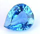 10.60 Ct Natural Blue Indicolite Tourmaline Certified Sparking Treated Gemstone