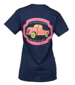 NUEVA Camiseta Itsa Girl Thing Go Southern para Damas Talla Pequeña - Imagen 1 de 1