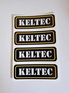 (4) Etiquetas adhesivas de vinilo adhesivas para latas de munición.  KELTEC - Imagen 1 de 3
