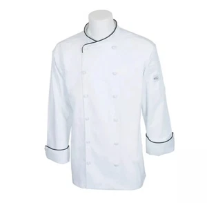 Chaqueta de Chef Mercer Culinary M62020WB1X Renaissance Para Hombre Blanca Manga Larga - 1X - Imagen 1 de 1