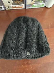 The North Face Wool Blend Cable Knit Beanie - Black - Picture 1 of 4