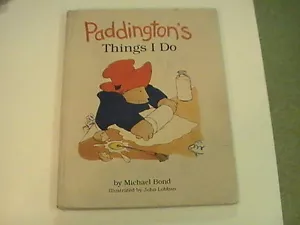 Paddington's Things I Do 1994 Ex Library Good - Imagen 1 de 1