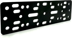 Placa de montaje de soporte de aleación de metal AMPS universal para radio Ham CB Garmin GPS - Imagen 1 de 3