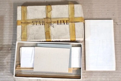 STAR LINE MODELS INC HO SCALE VINTAGE SAND HOUSE WOOD & CARD MODEL KIT ol - Image 1 of 4
