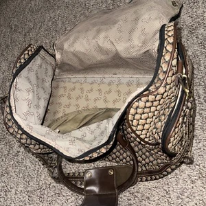 Vintage DVF Diane Von Furstenberg duffle bag carry on luggage - Picture 1 of 3