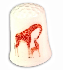 Giraffe Handmade Collectible Thimbles - Picture 1 of 2