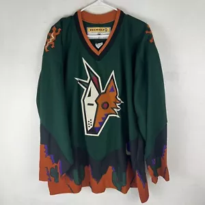 Maglia NHL Vintage Phoenix Coyotes Hockey Autentica KOHO Taglia 2XL - Foto 1 di 5