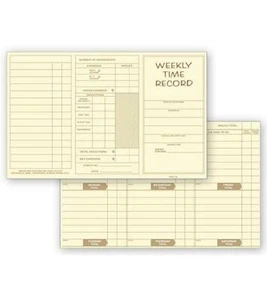 50 tarjetas de tiempo semanal tamaño bolsillo / Nebs Deluxe # 220 - Imagen 1 de 1
