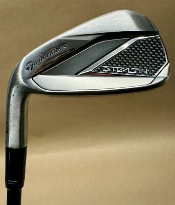 Taylormade Stealth 7 Iron 2° UP 1° FL Regular Flex Helium Graphite Left Handed - Image 1 of 4