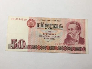 Billet Allemagne 50 Mark 1971 (8-38) - Imagen 1 de 2