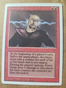 MTG Magic the Gathering POWER SURGE Revised Enchantment Red Rare BULK DISCOUNT - Picture 1 of 1
