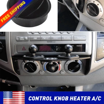 Perilla de control calentador aire acondicionado temperatura HVAC ventilador para Toyota Tacoma 2005-2011 negro A Foto 1 de 4