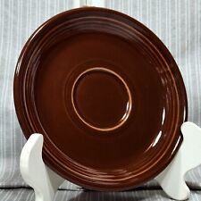 HLC Post86' Fiesta-ware SAUCER, "Chocolate" Brown
