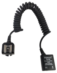TUMAX TC-OP TTL Off Camera Flash Coiled Cord for Olympus/Panasonic Cameras (3') - Picture 1 of 2
