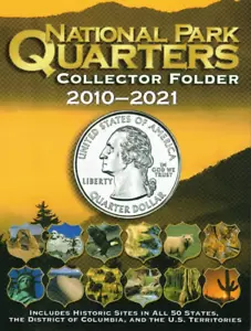Neuer Whitman Ordner für Nationalpark 60 Vierteltypen von 2010-2021! - Bild 1 von 5